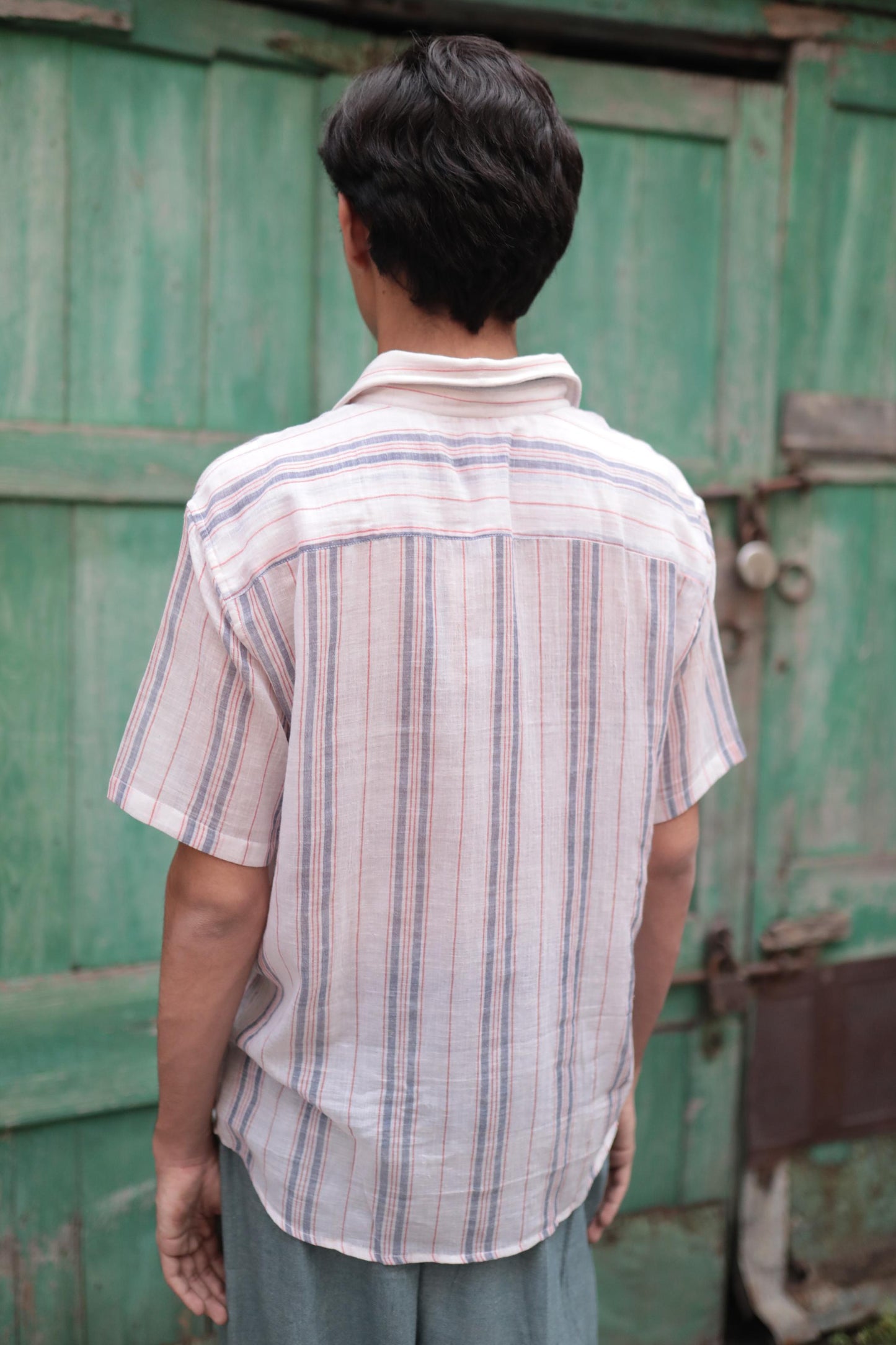 stripes cotton shirt - full sleeve