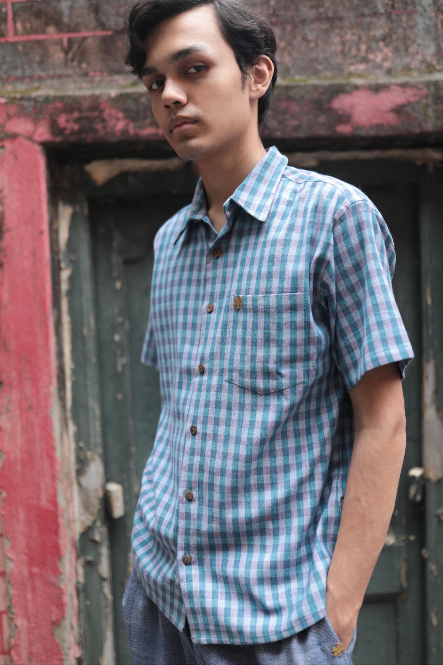 the check-mate shirt - half sleeve