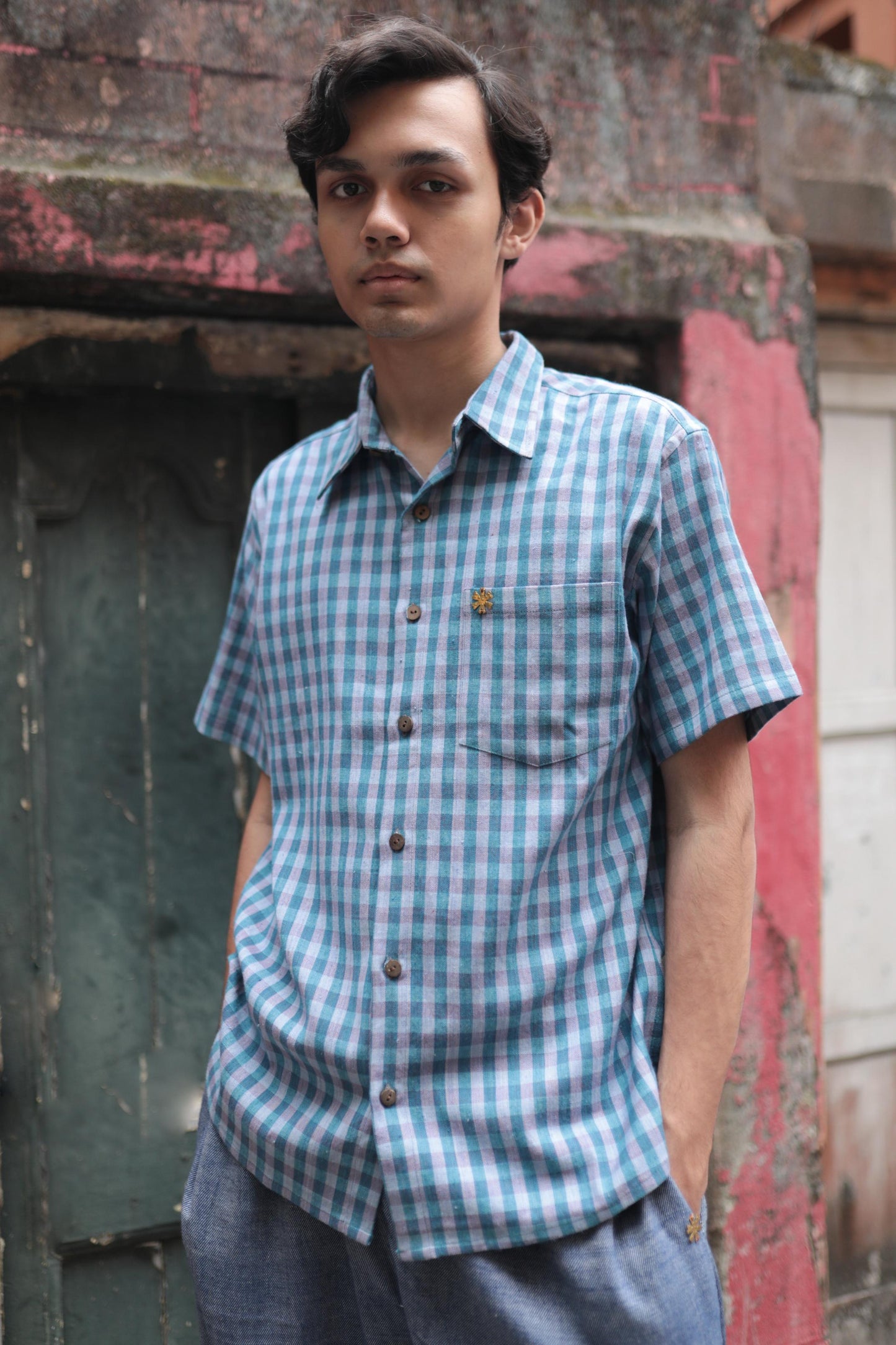 the check-mate shirt - half sleeve