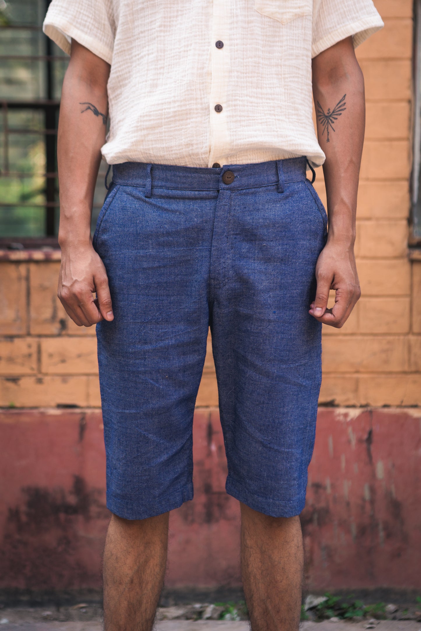 neel denim shorts