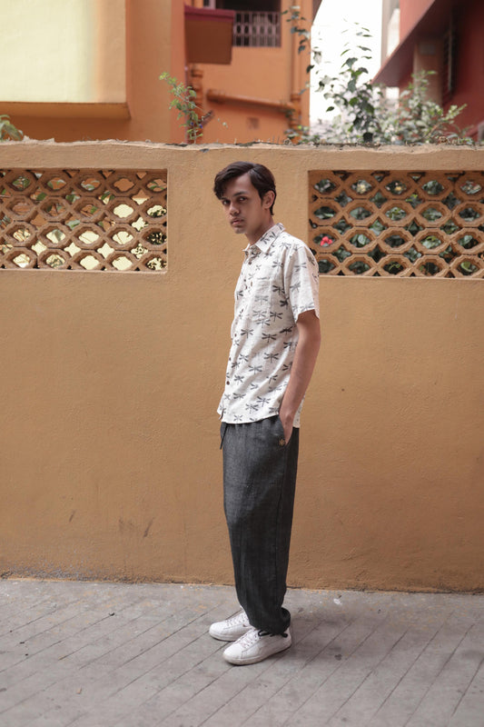 jawl-phoring shirt / half sleeve