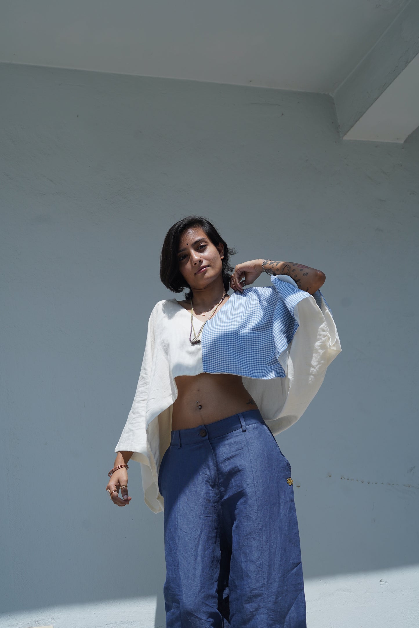 double sided crop top