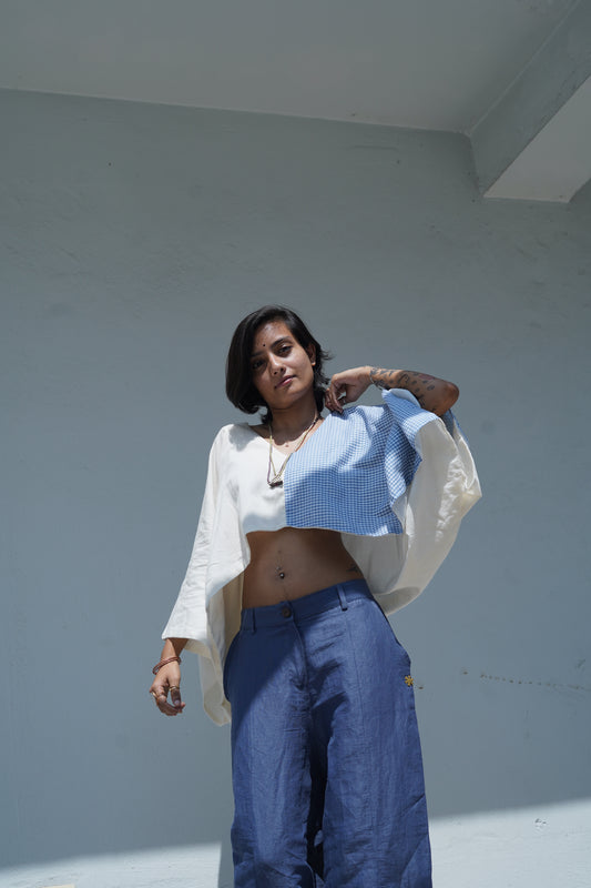 double sided crop top