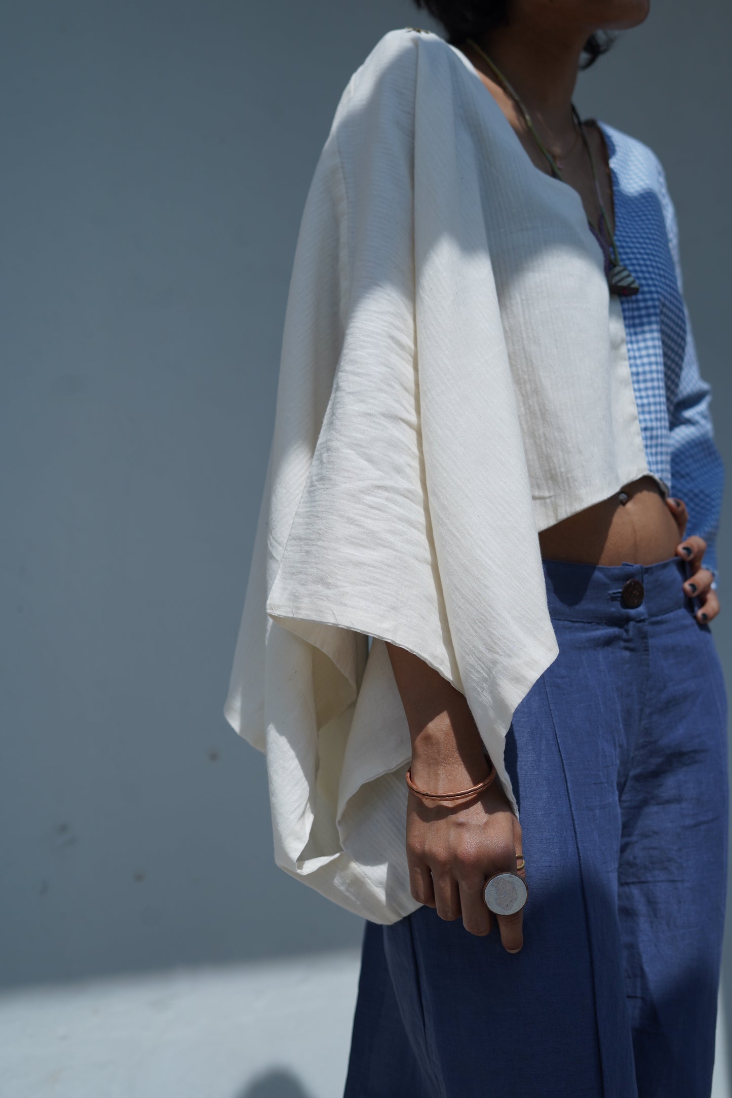 double sided crop top