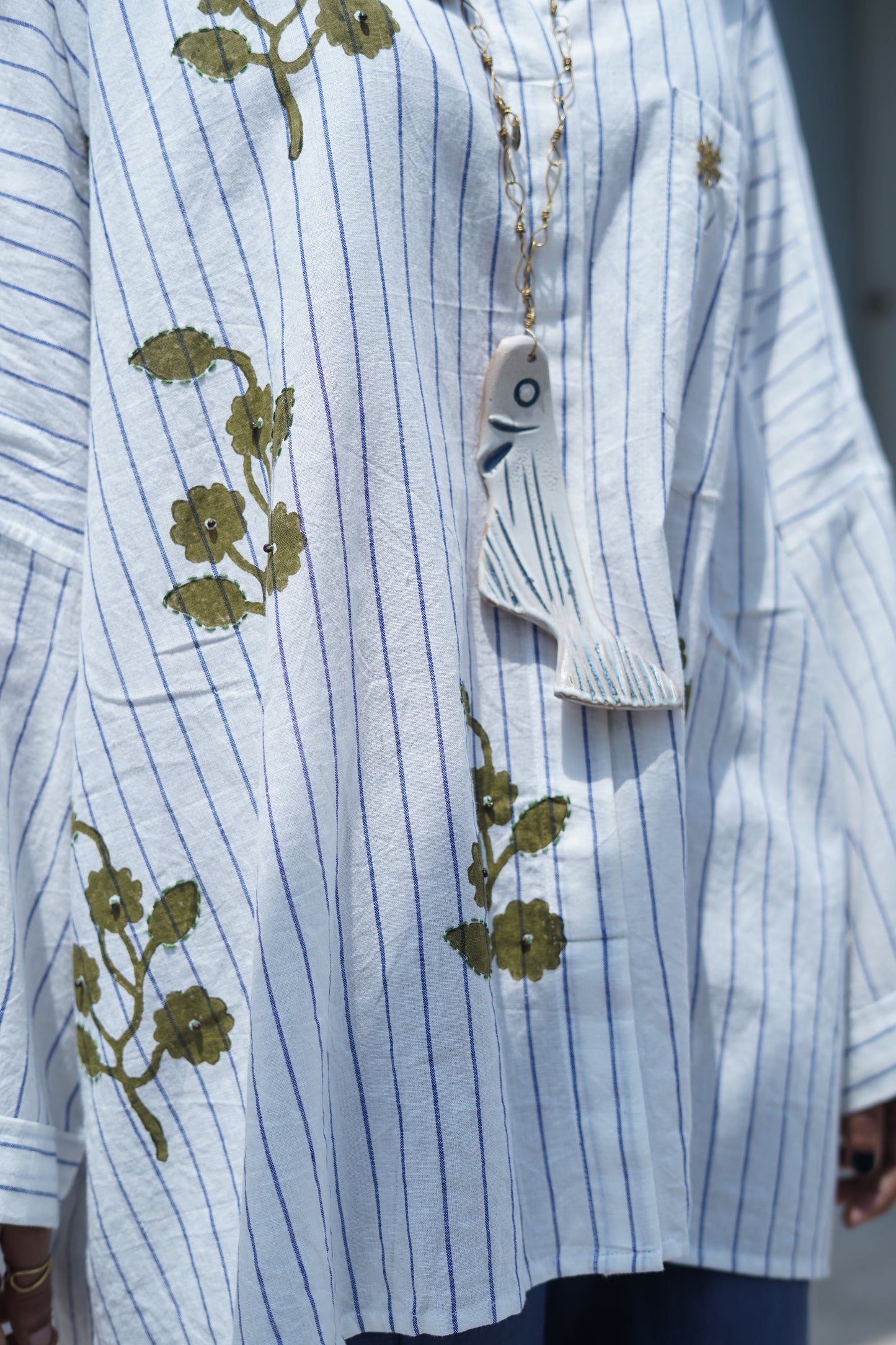 block print hiatus shirt