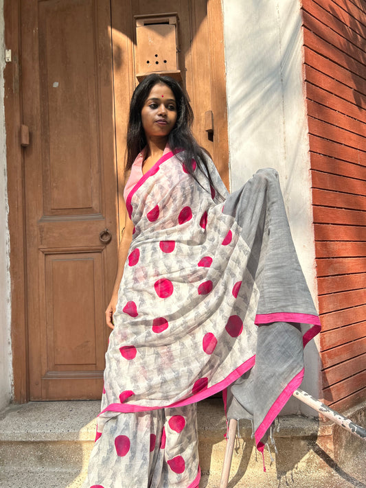 the bhetki bunch saree