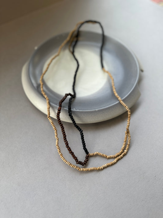 tulsi beads neckpiece