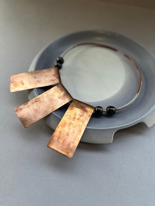 copper cera hasli neckpiece