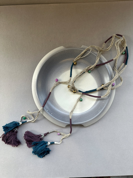 jute thread adjustable scarf-style