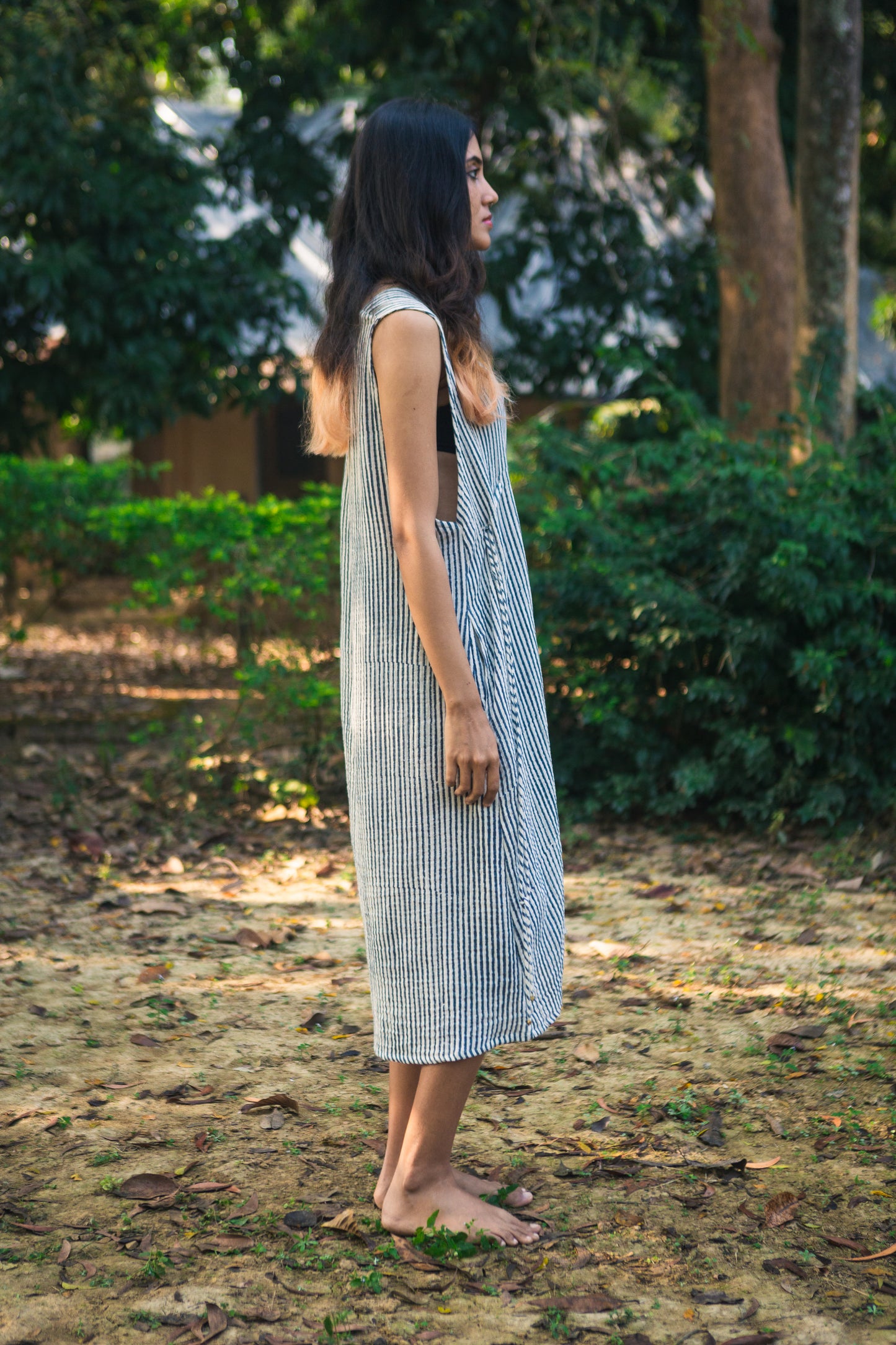 striped shanti dress