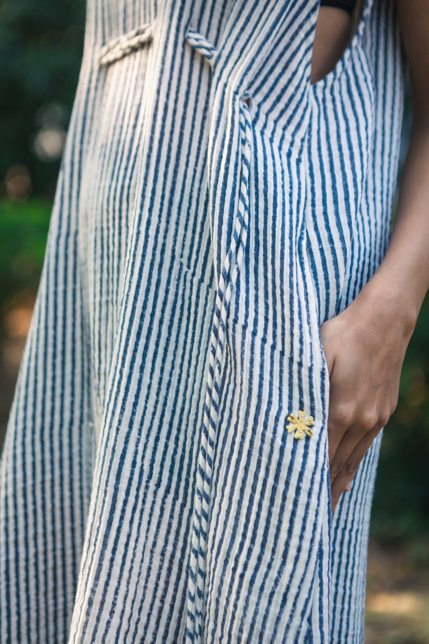 striped shanti dress