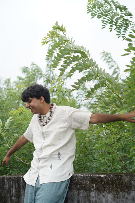 shada kantha shirt