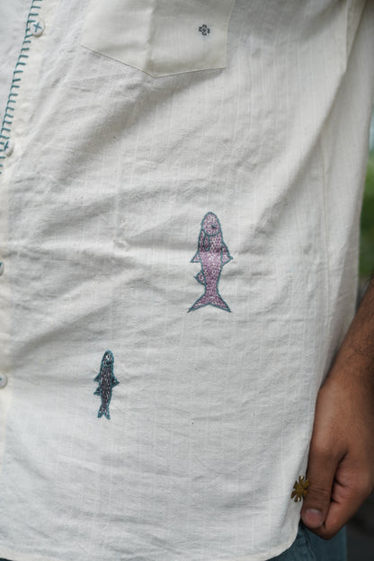 shada kantha shirt