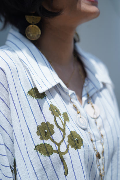 block print hiatus shirt