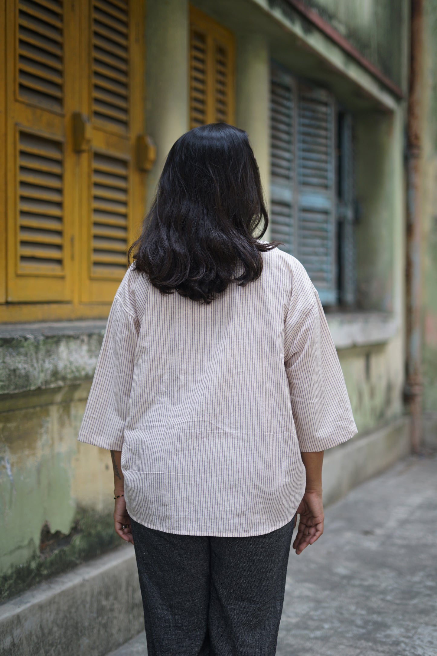 brown catfish stripe jacket