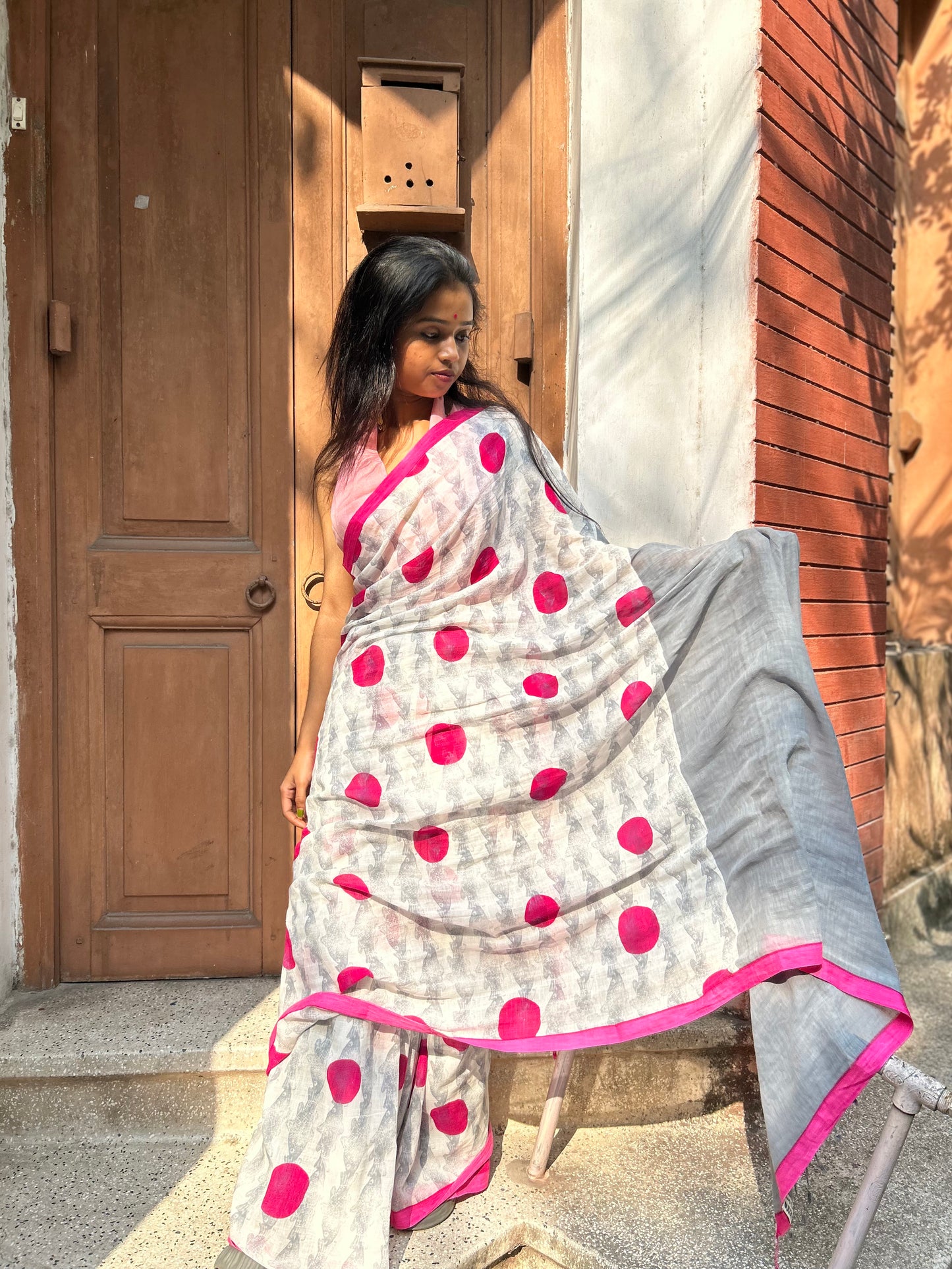 the bhetki bunch saree