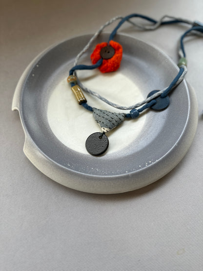 fabric cera neckpiece