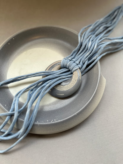 fabric ceramic disc adjustable neckpiece