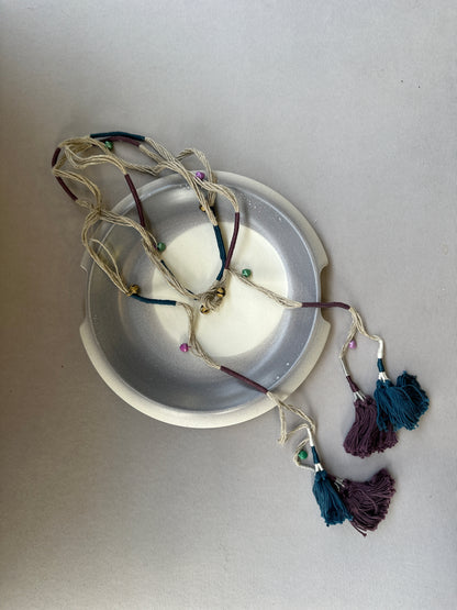 jute thread adjustable scarf-style