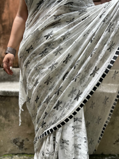 dragonfly saree