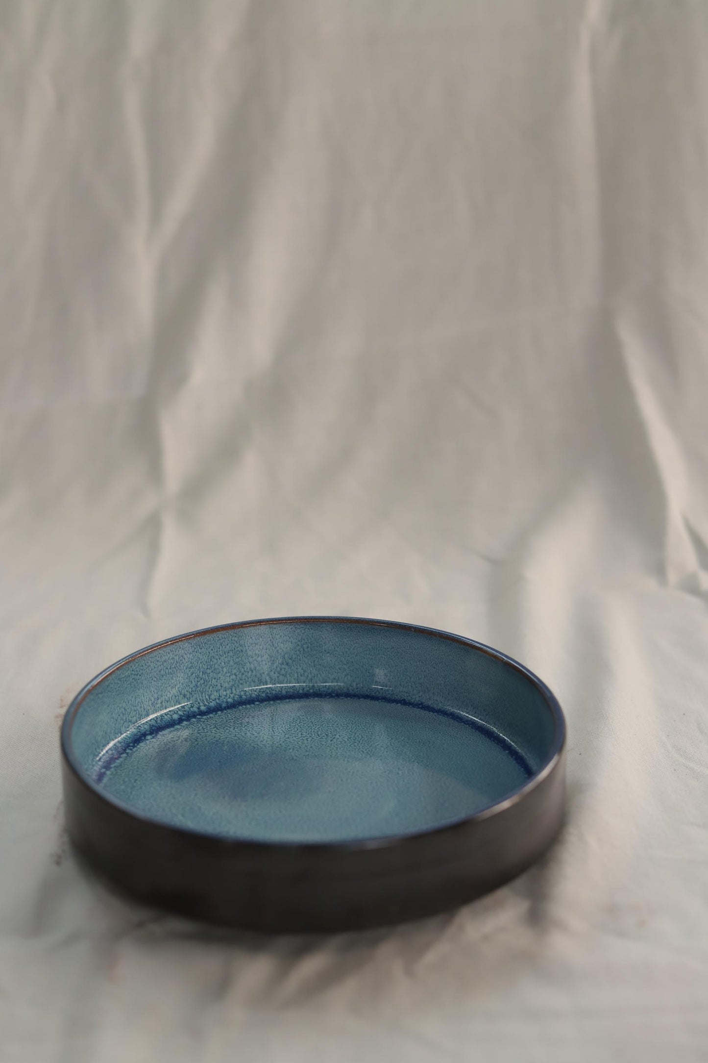 indigo textured bowl - medium