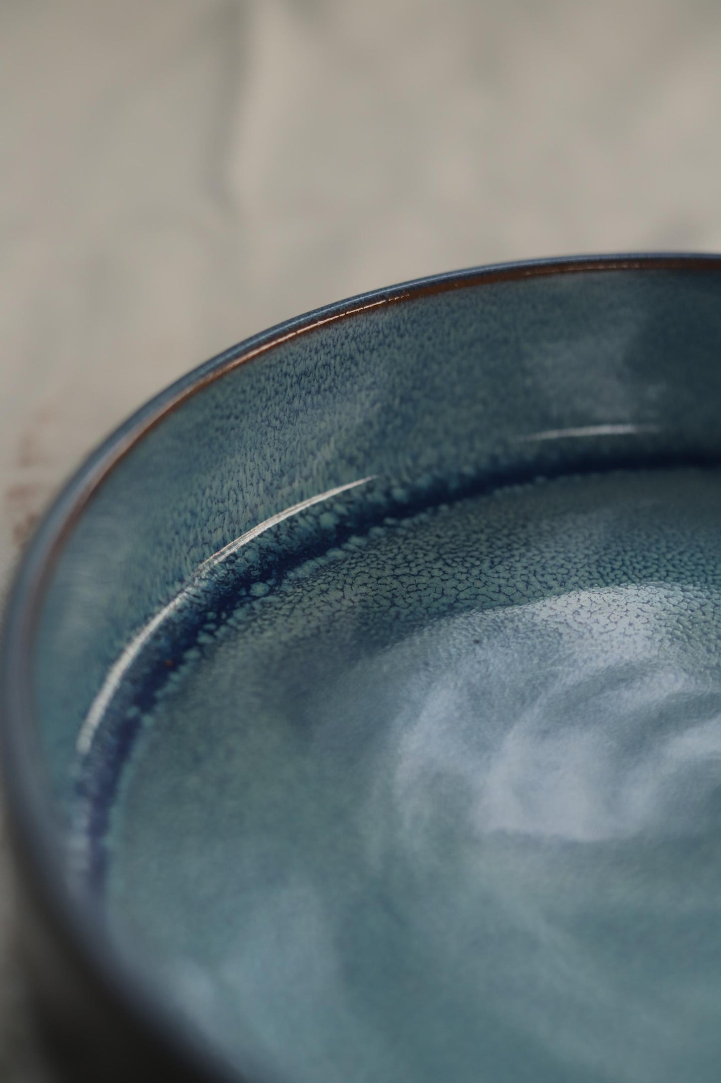 indigo textured bowl - medium