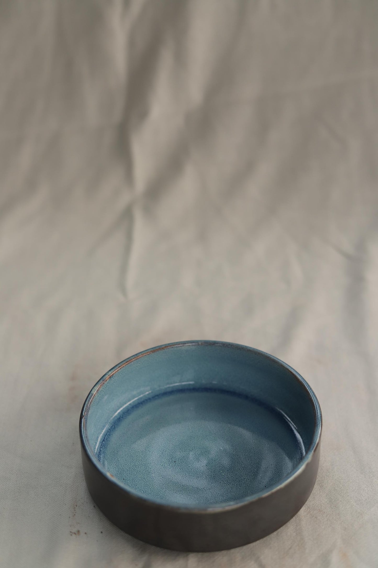 indigo textured bowl - medium